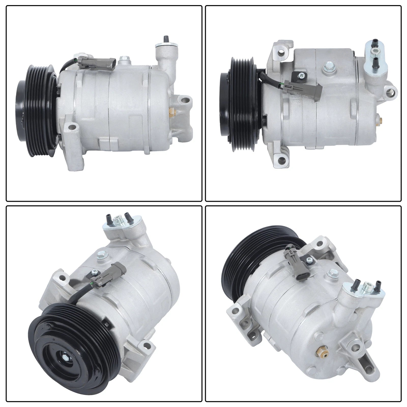 A/C Compressor with Clutch for Chevy Equinox (2010-2011) GMC Terrain (2010-2015) 2.4L