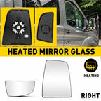 Mirror Glass for Ford Transit Van 150 350 HD (2015–2023)