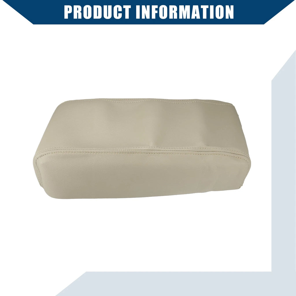 Center Console Armrest Covers for Nissan Pathfinder (1996–2004) Faux Leather Beige