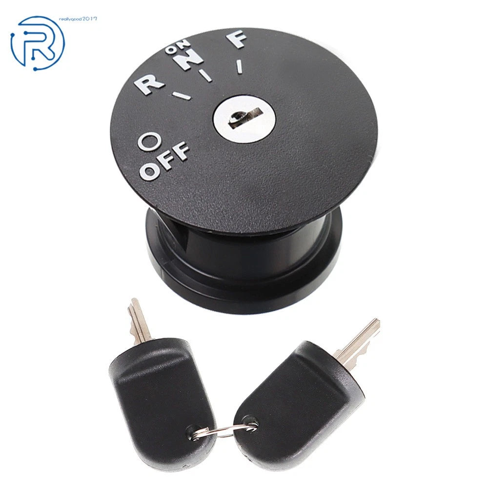 Ignition Key Switch with 2 Keys for EZGO RXV Electric Golf Cart (2008-Present)