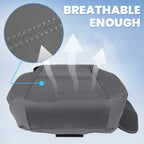 Driver Bottom Seat Cover for Dodge Ram 2500 3500 (2006-2010) Dark Gray