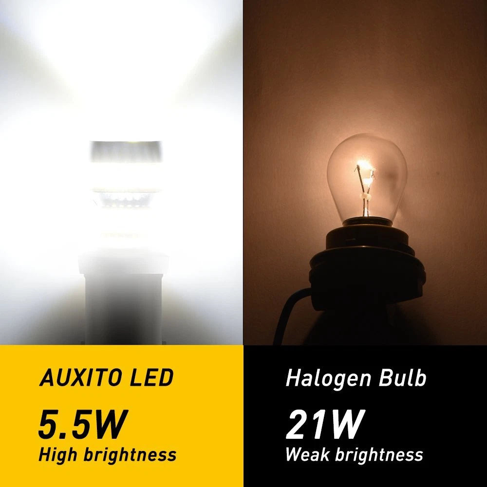 2X LED Reverse Backup Light Bulbs for AUXITO 1156 BA15S (6000K)