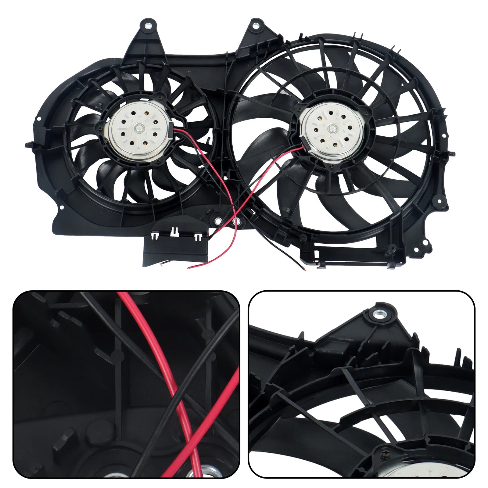 Dual Cooling Fan Assembly for Audi A4/A4 Quattro (2002-2009)