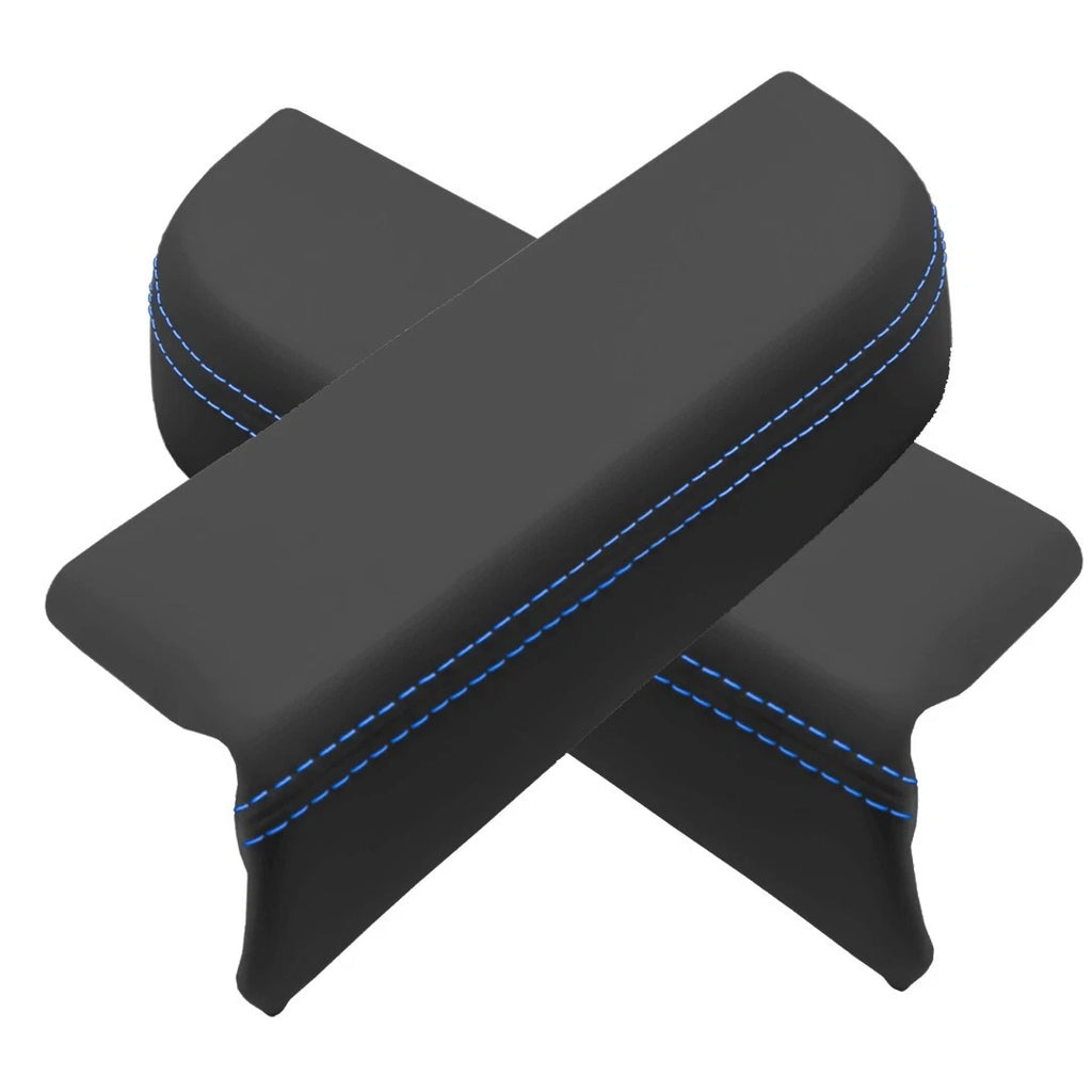 Door Panel Armrest Cover for Honda Pilot (2009–2015) Blue Stitch