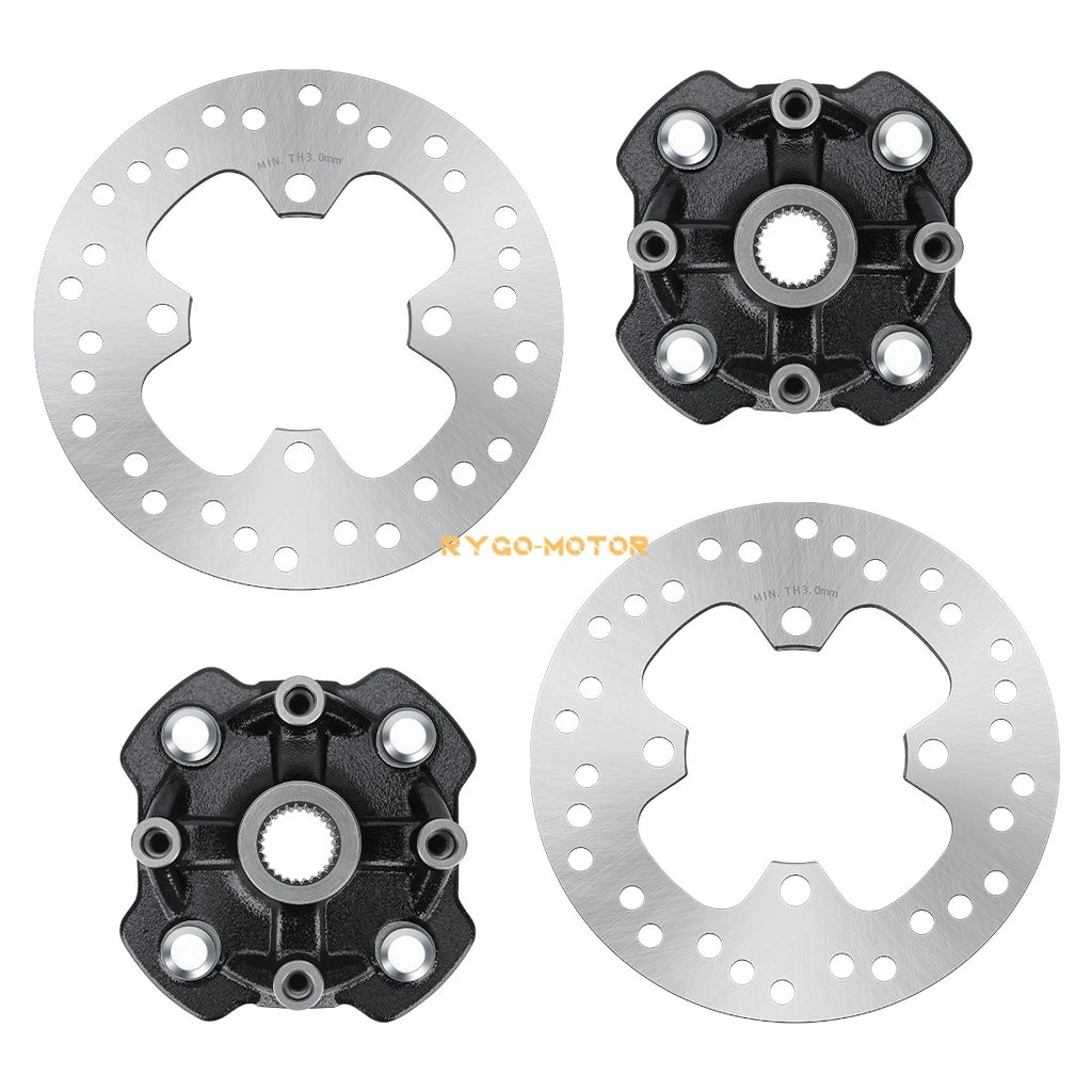 Front Left Right Wheel Hub w/Brake Rotor for Honda Rancher 420 TRX420 (2014–2024)
