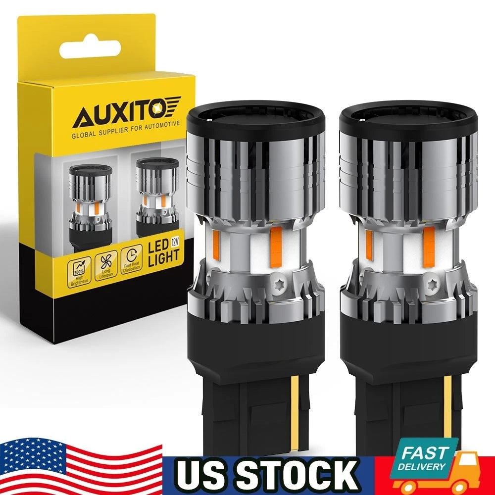 2X 7440 Amber LED Turn Signal Bulbs for
