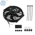 10-Inch Electric Cooling Fan for Universal 12V (Thermo Fan + Mounting Kits)