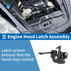 Hood Latch Assembly for Honda Civic (2004–2005) No. 74120S5A509 1 Pc