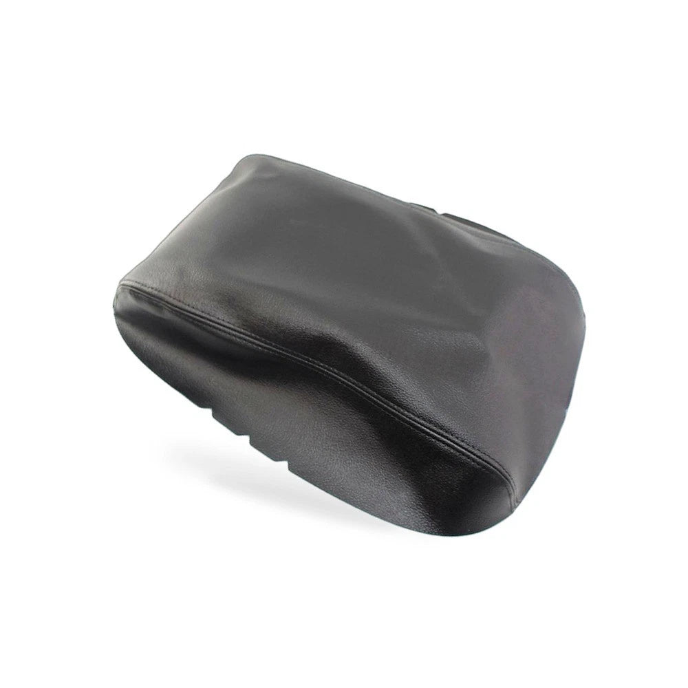 Leather Armrest Box Cover for Toyota Highlander (2008–2013) Black