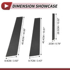 6 Pcs Door Pillar Window Trim for Mercedes E-Class (2017-2023) Carbon Fiber