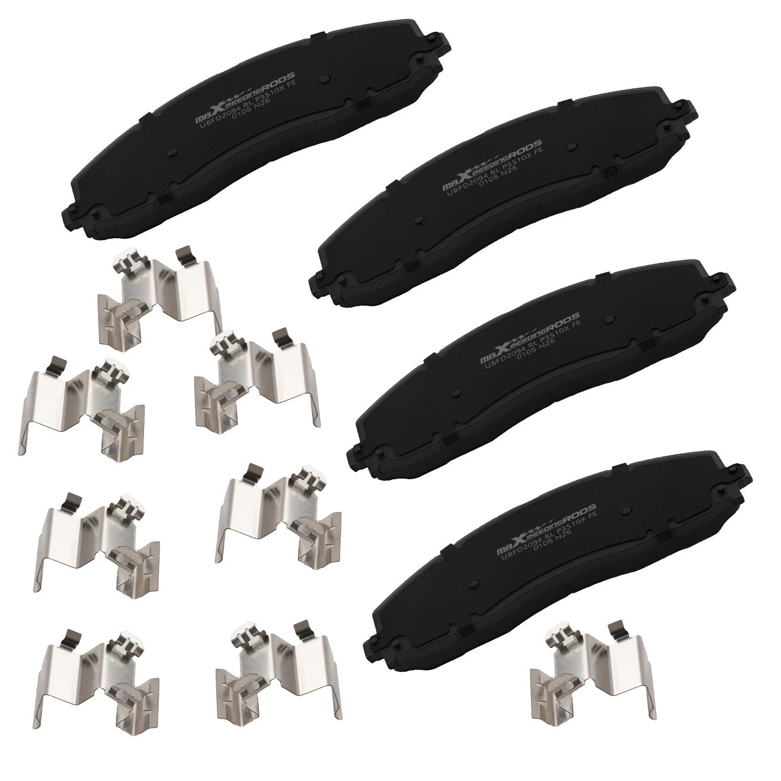 Front Brake Pads Kit for Ford F-250 F-350 F-450 Super Duty (2013–2024)