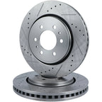 Front Drilled Slotted Brake Rotors for Ford F-150 (2015–2020)
