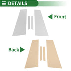 Set of 4 Door Pillar Window Trim for Mercedes CLS (2012–2014) Chrome