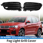 Set of 2 Front Bumper Fog Light Covers No.51117338513 for BMW X3 (2011–2017)