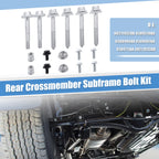 Set of 4 Rear Crossmember Subframe Bolts NO.68211932AB for Jeep Compass Patriot (2007–2017)