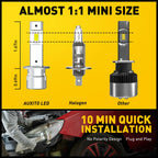 LED Headlight Bulbs Conversion Kit for Make Model