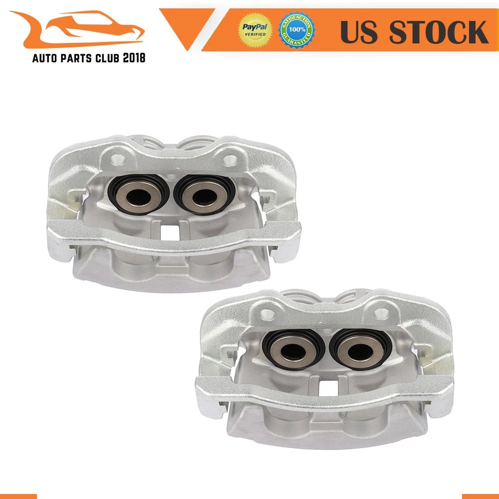 Brake Calipers w/ Bracket Kit Pair for Chevrolet Silverado 1500 (2001–2007)