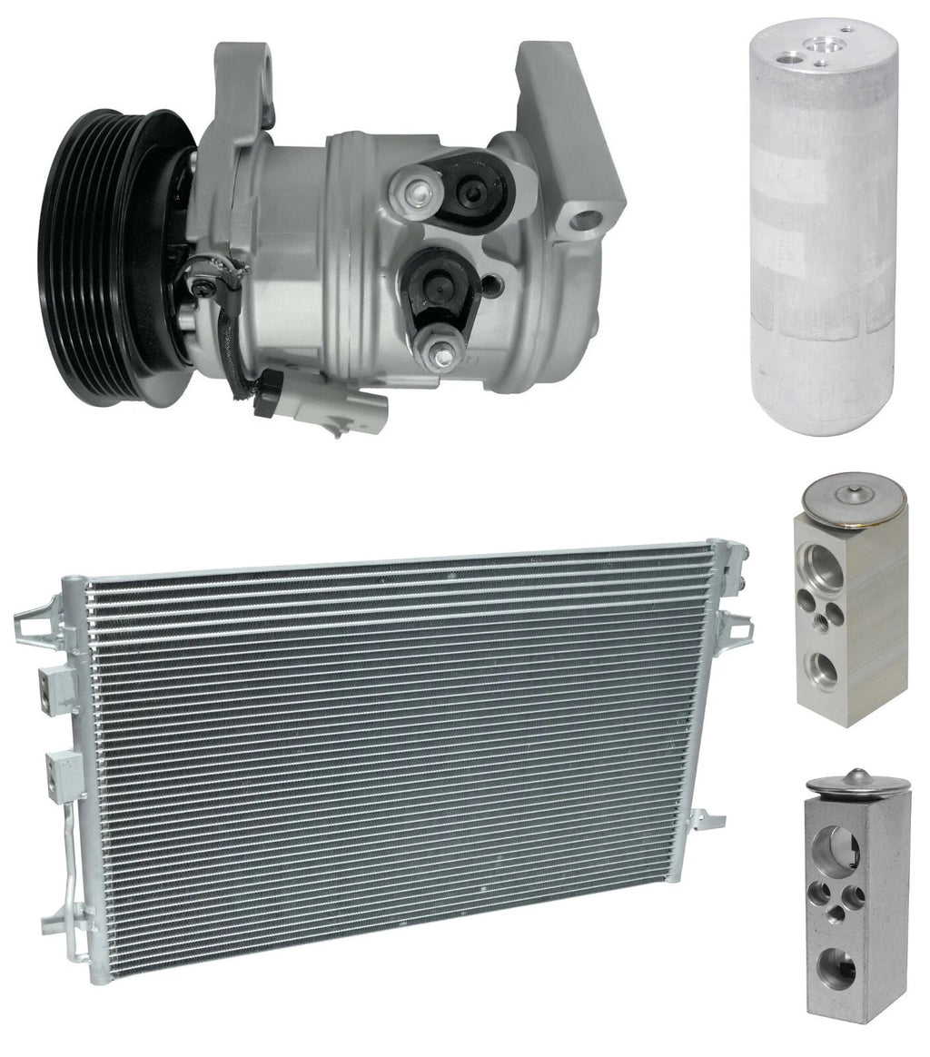 AC Compressor Kit With Condenser for Chrysler Voyager 3.3L (2005–2007)