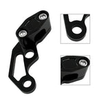 Oil Pipeline Brake Line Clamp Protector for Motor Bikes Aluminum Black