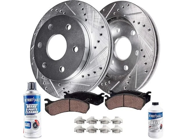 Front Brake Pad and Rotor Kit for Suzuki Equator (2009–2012) VG748XW