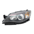 Replacement Black Driver Side Halogen Head Light Assembly (See Compatible Chart)