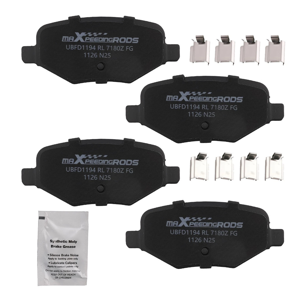 Rear Ceramic Brake Pads for Ford Edge 2011–2014 and Explorer 2011–2019