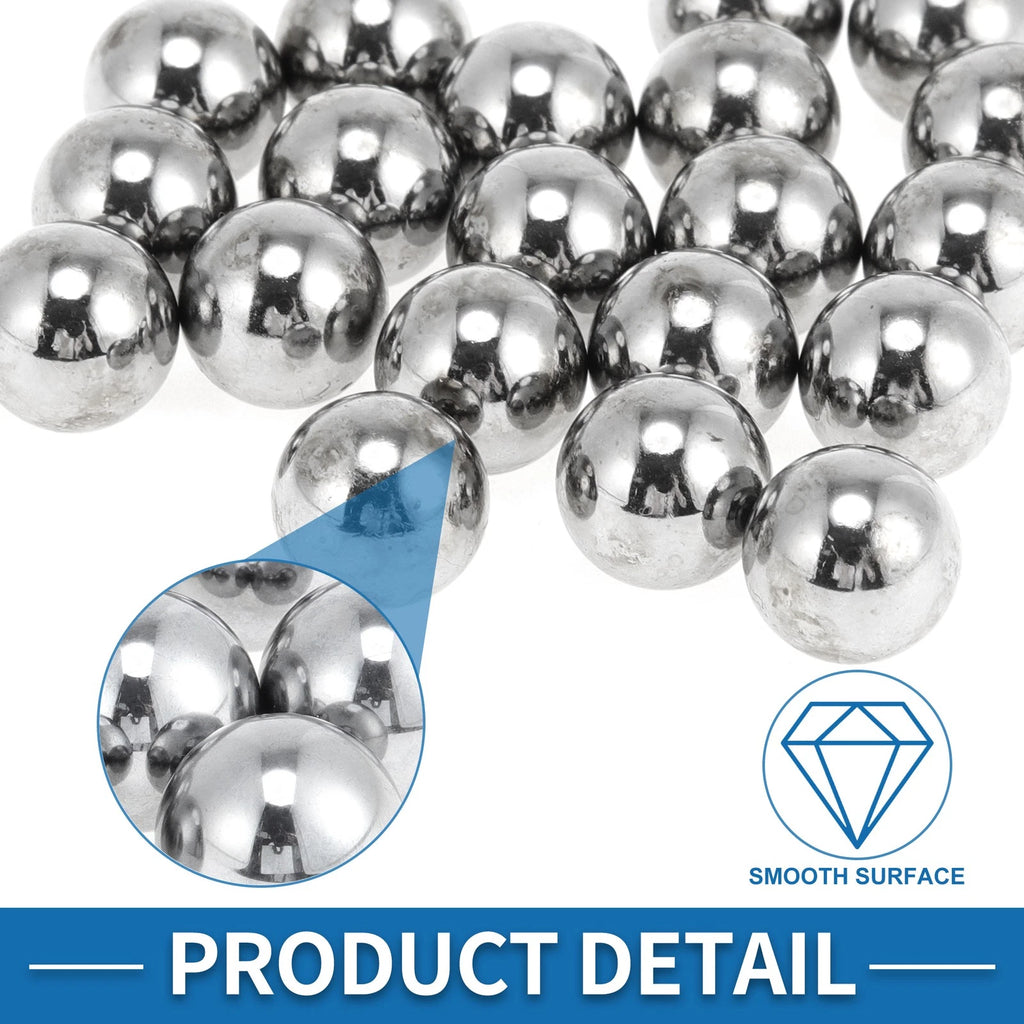 Set of 20 Precision 13.0mm G100 Steel Ball Bearings