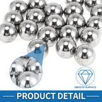 Set of 20 Precision 13.0mm G100 Steel Ball Bearings