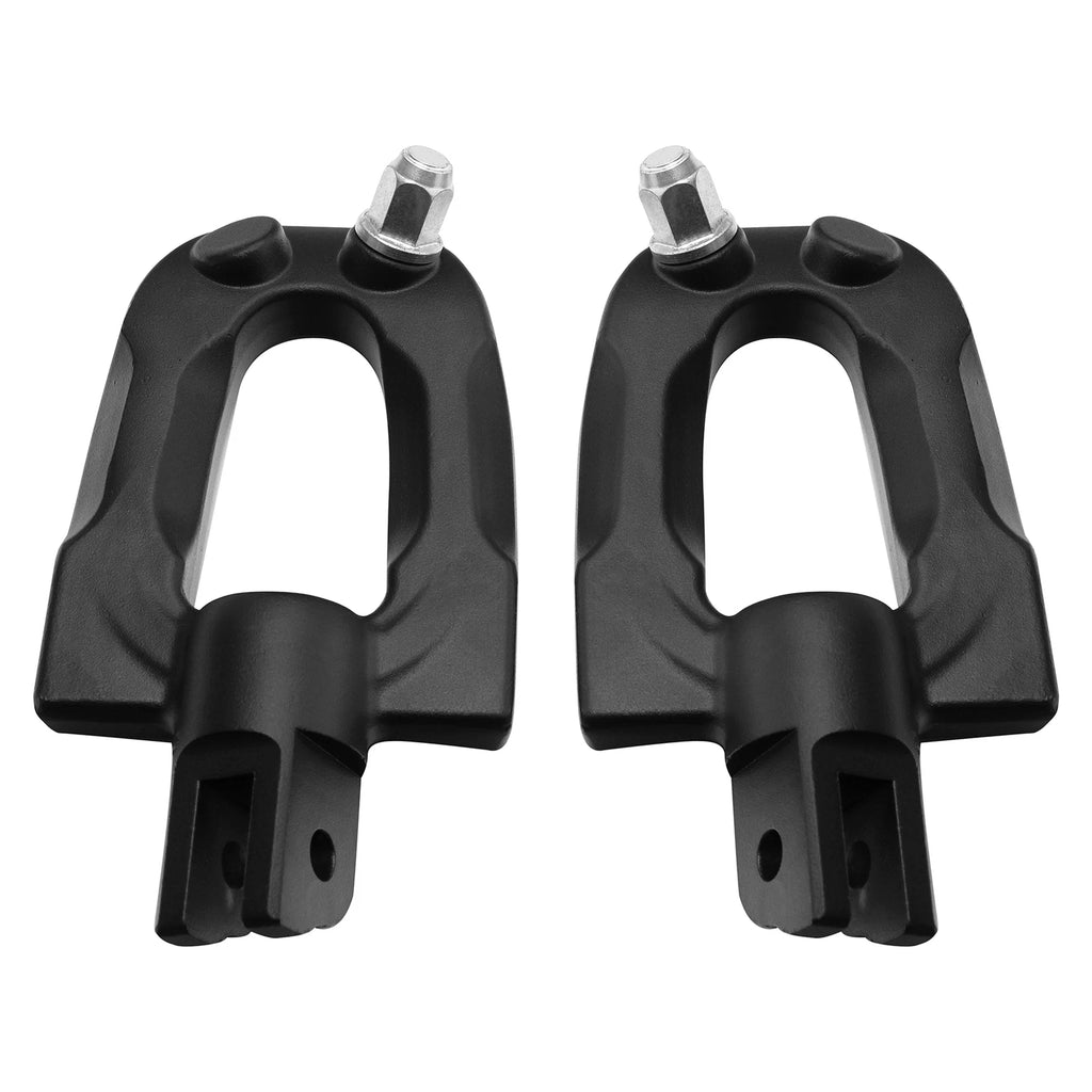 Matte Black Front Driver Foot Pegs for Harley Softail Street Bob (2018–2025)