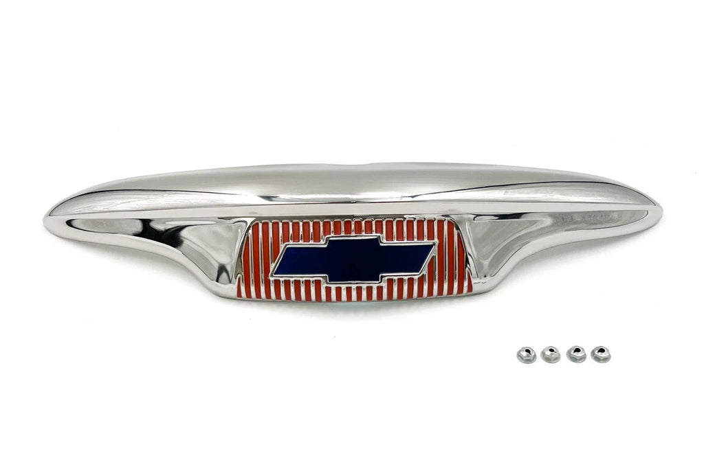 Stainless Steel Hood Emblem Ornament for 1954–1955 Chevy Truck