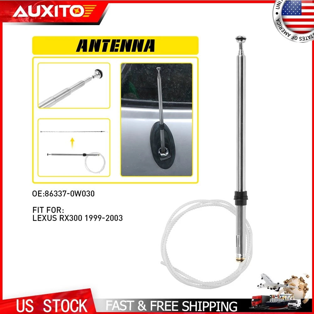 Replacement Radio Aerial Antenna Mast for Lexus RX300 (1999–2003) 86337-0W030