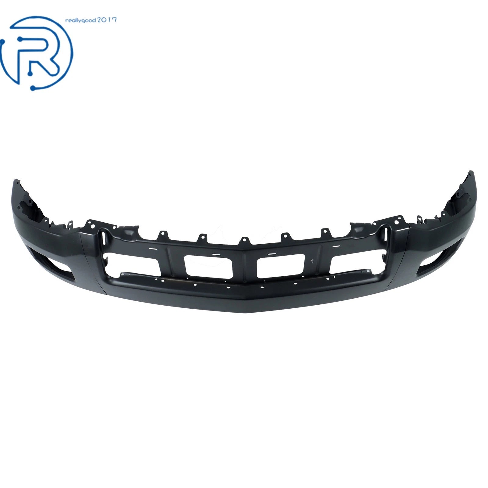Black Split Front Bumper for Chevy Silverado 1500 (2014–2015)