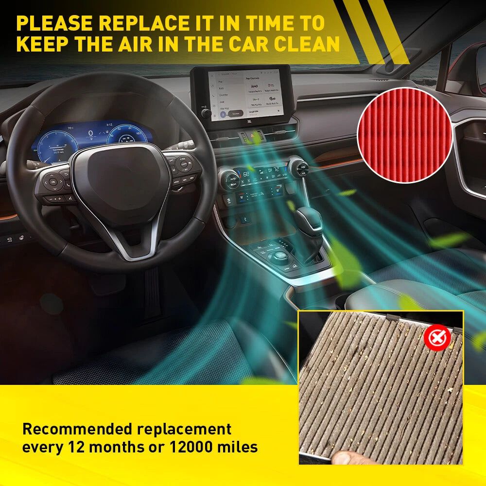 Combo Air & Cabin Filter for Toyota Camry RAV4 Avalon Lexus ES350 (2018–2023)
