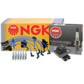 NGK Ignition Coil Wires & 6 V-Power Spark Plugs Kit for Ford 3.0