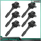 Set of 6 Ignition Coils for Ford F-150 3.3L (2018–2021), Explorer 3.3L (2020–2021)