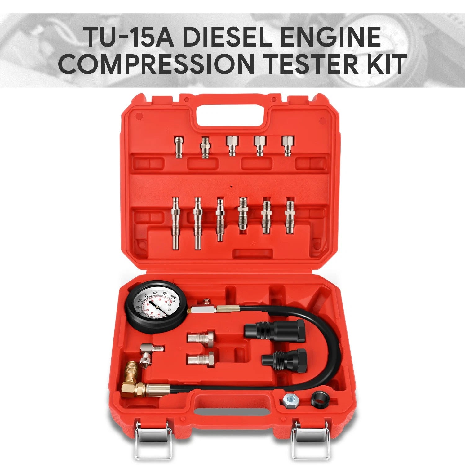 Compression Tester Tool Kit for Diesel Engines (TU-15A)
