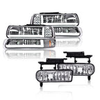 LED DRL Headlights and Fog Lights for Silverado/Suburban (1999–2006)