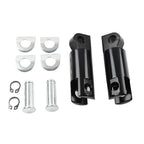 Male Mount Foot Peg Extensions for Harley Sportster, Softail, Dyna, Touring