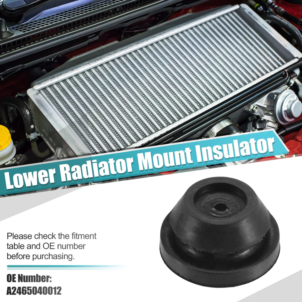 2pcs Rubber Lower Radiator Mount Insulator for Mercedes-Benz CLA 45 (2014–2019)