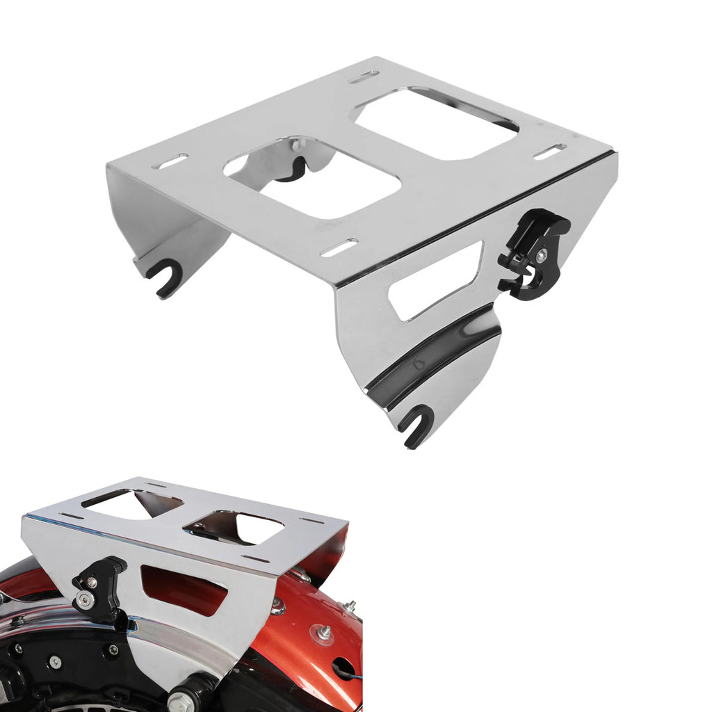 Detachables Solo Mounting Rack for Harley Touring Glide (2014–2025) 25 Chrome