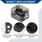 HVAC Blower Motor Resistor No. 8970784521 for Acura SLX (1996–1997)