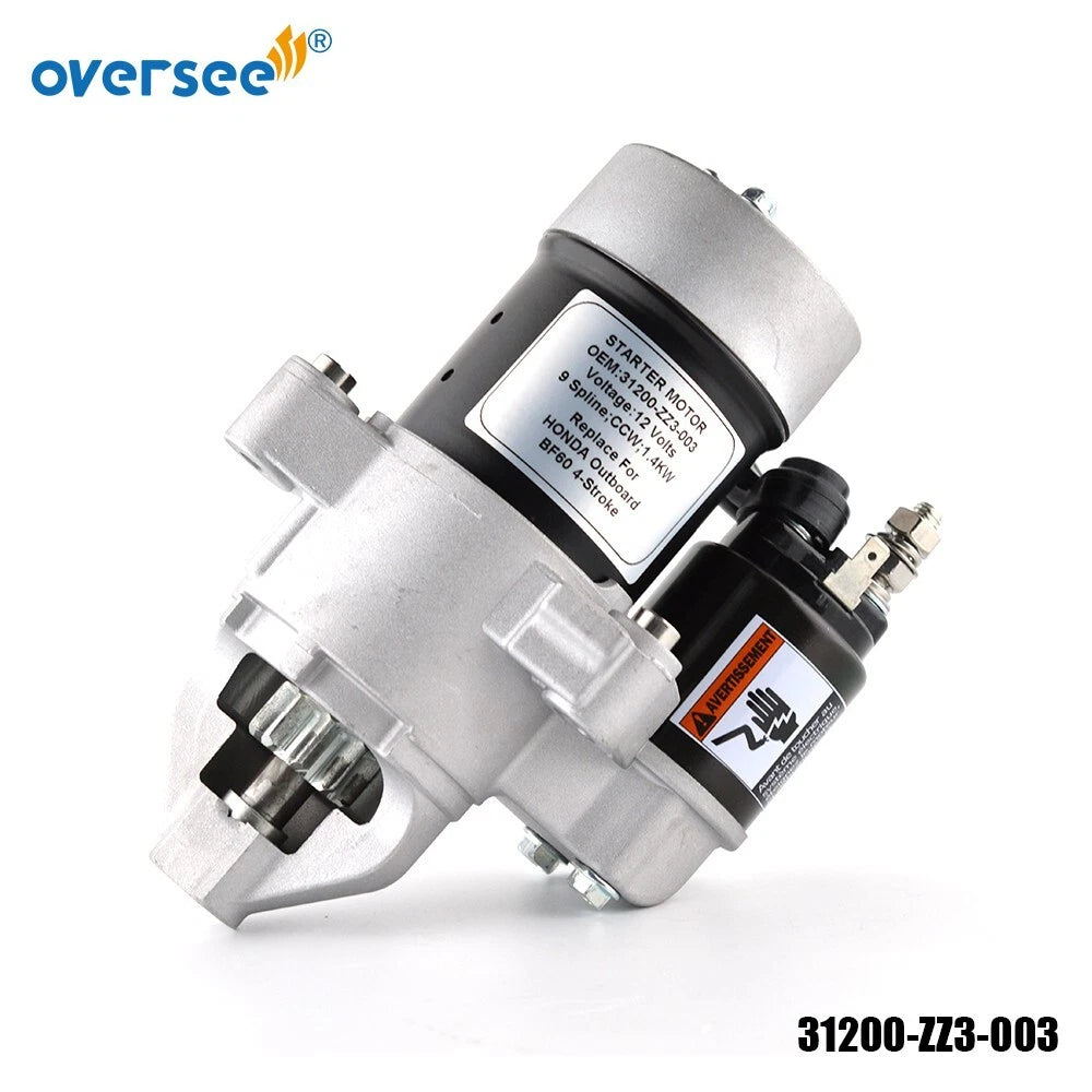12V Starter Motor for Honda Outboard 4T 60HP BF60 BFP60A (31200-ZZ3-003, S114-953)