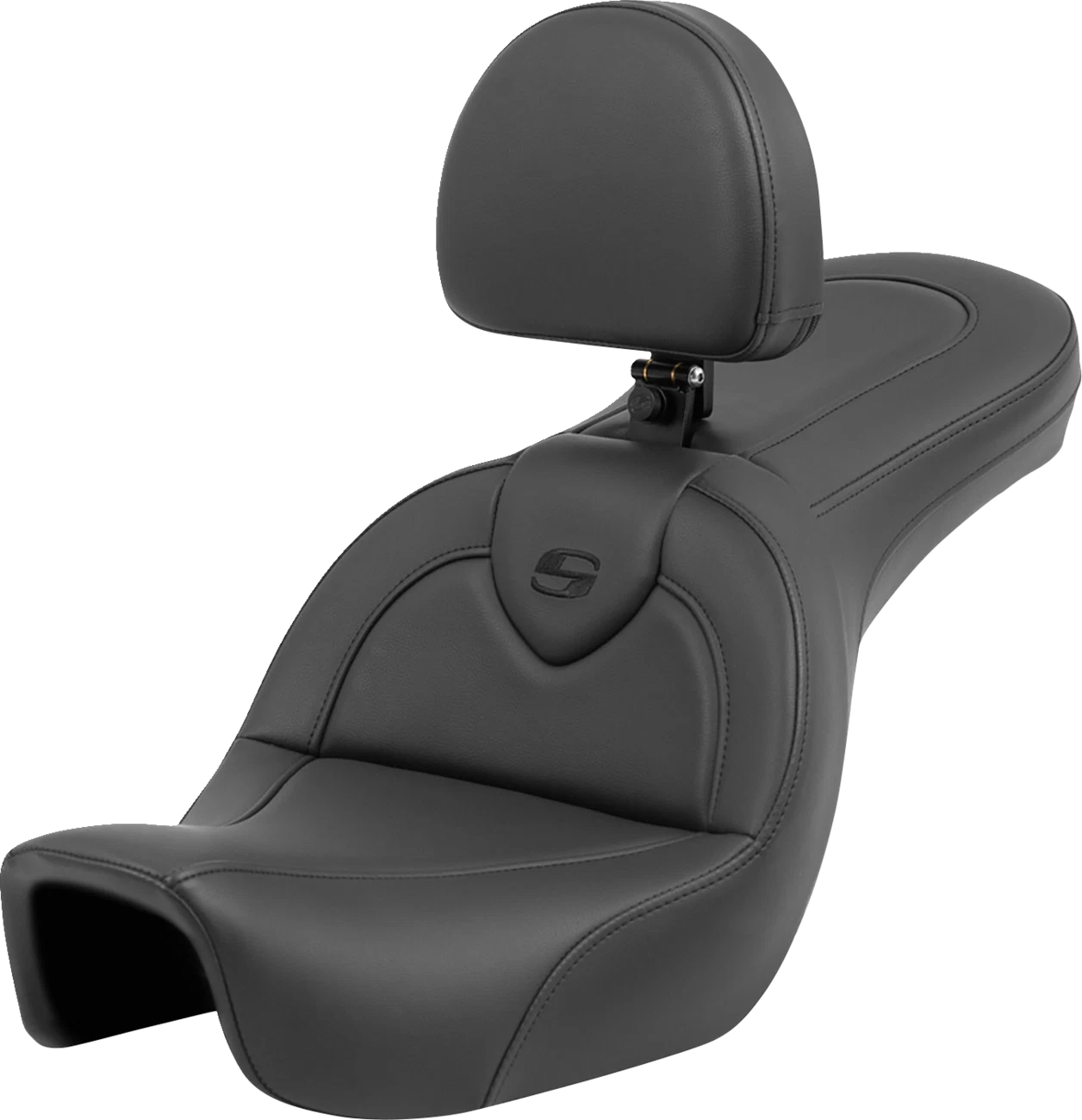 SADDLEMEN Roadsofa Seat with Backrest for Harley FXD (2006–2017)