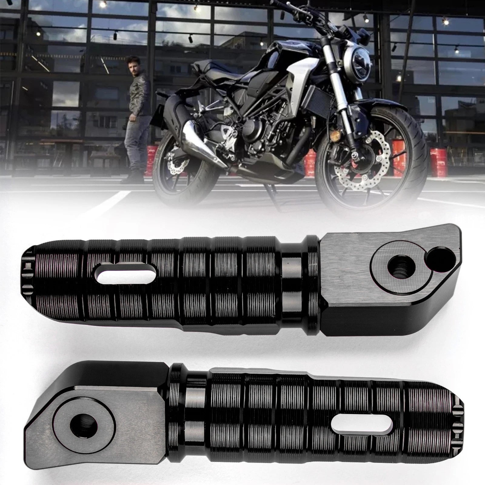 Rear Footrests Foot Pegs for Honda CBR600RR CBR250RR CBR1000RR CB1100 CBR900 (2003–2023)