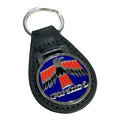 Leather Keychain Ring Fob for Pontiac Firebird Trans Am (1967–1969)