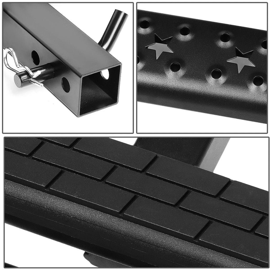 2" Receiver Rear Bumper Hitch Step Bar for Universal Fit (36" Wide)