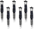 Set of 6 Common Rail Injectors 0950008800 RE524382 for John Deere