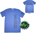 Dmax Tee Shirt for Chevy Duramax Diesel Truck (4X4, XL, Blue)