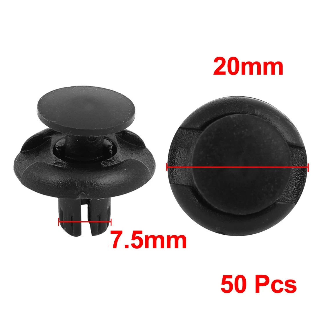 50 Pcs Push-Type Retainer Clips 91501-S04-003 for Honda Acura 