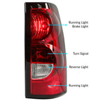 Right DOT Tail Light for Chevrolet Silverado 1500 2500 (2003–2006)